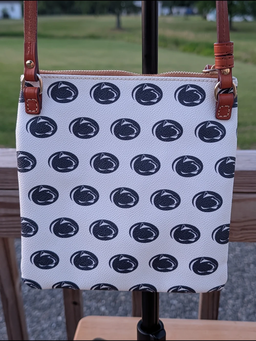 Dooney & Bourke Penn State Crossbody Bag In Pebbled Leather